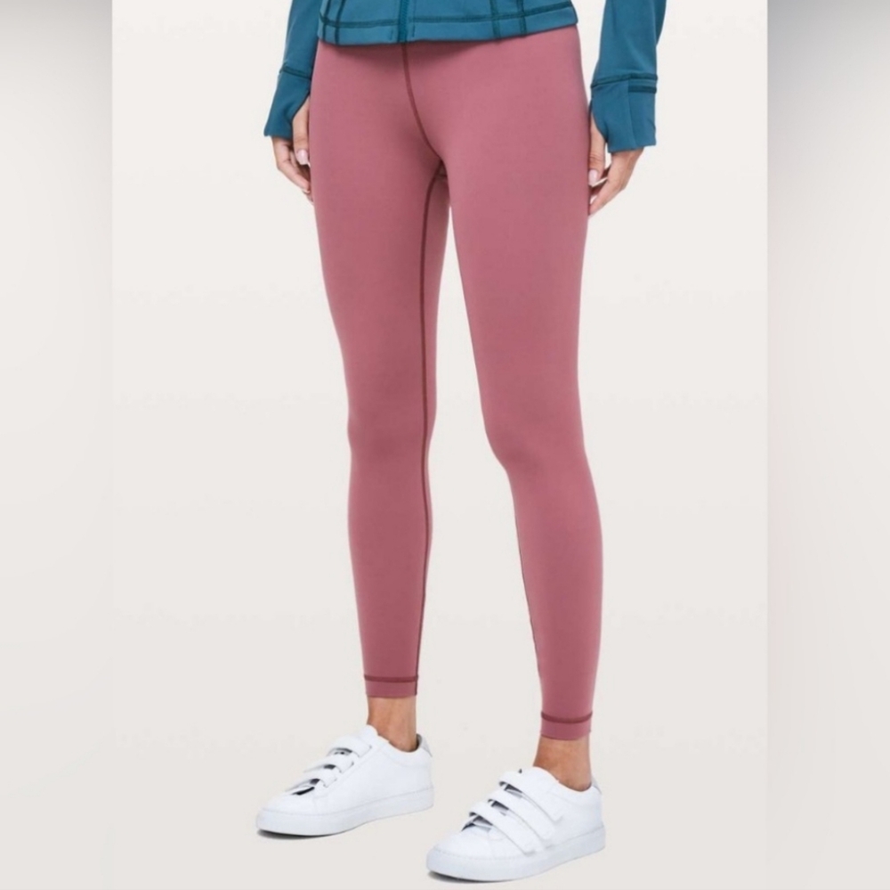 Lululemon Wunder Under Hi-Rise 7/8 Tight Full-On Luxtreme Misty Merlot S…